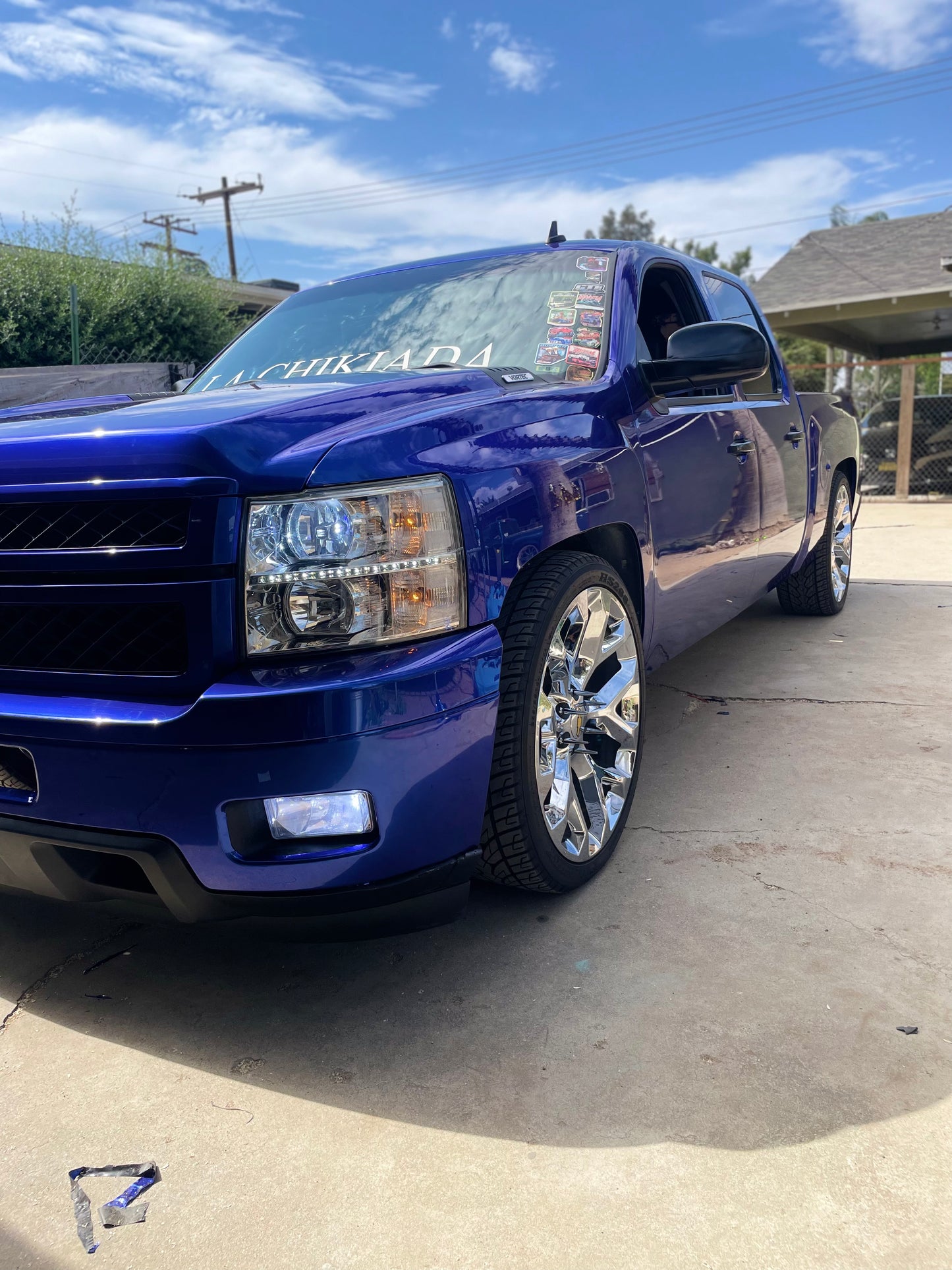Metallic Berry Blue