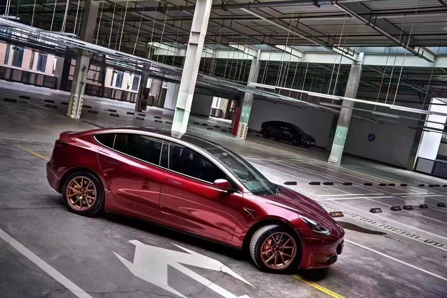 Gloss metallic Dragon Red